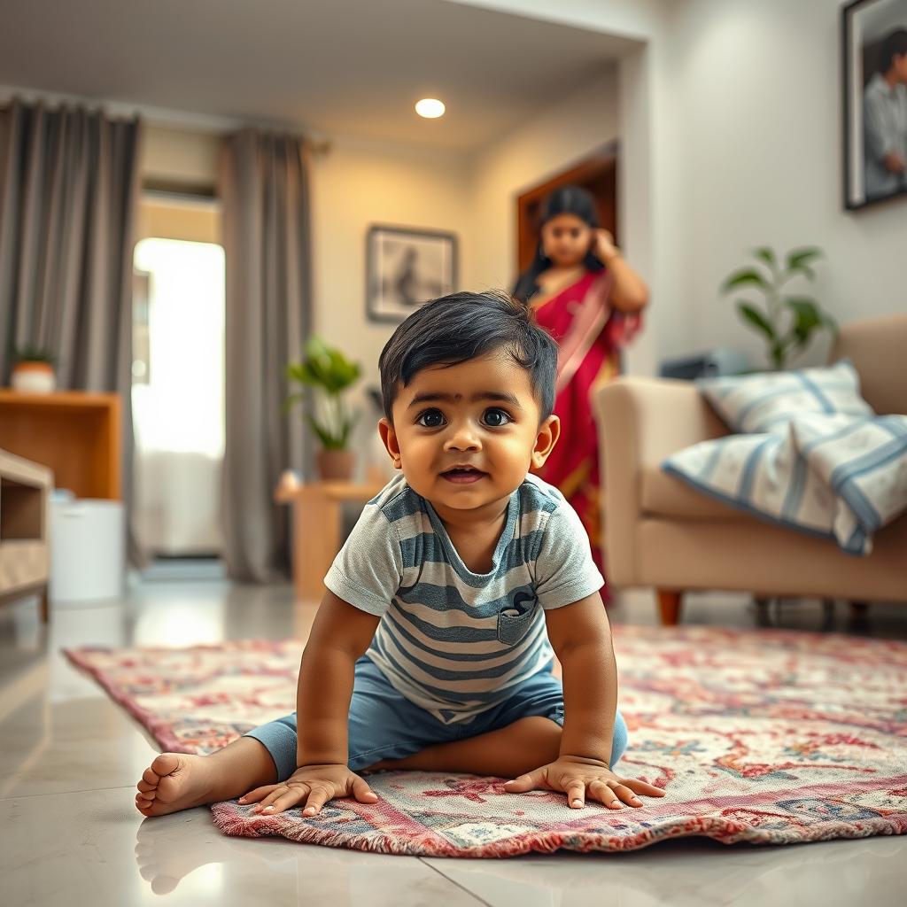 Child safely playing in a Hyderabad home protected by Satish Pest Control's safe rat treatments
