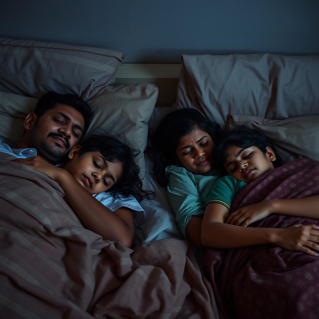 Peaceful Hyderabad family sleeping without rat noises after Satish Pest Control treatment